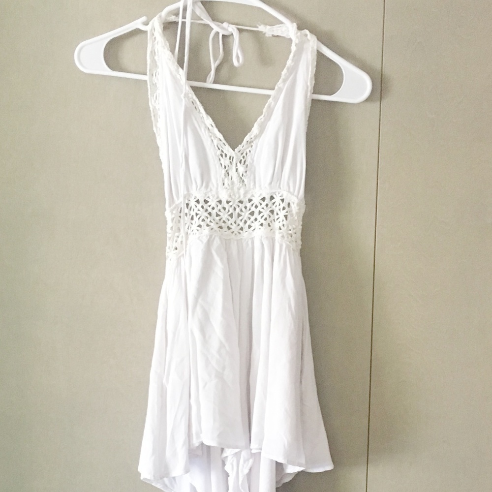 White LF Romper